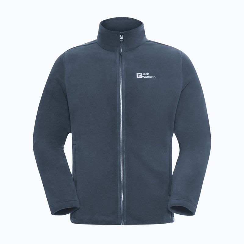Men's fleece sweatshirt Jack Wolfskin Winterstein Fz midnight sky 7