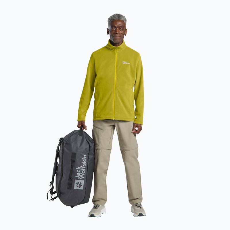 Men's fleece sweatshirt Jack Wolfskin Taunus Fz chartreuse 2