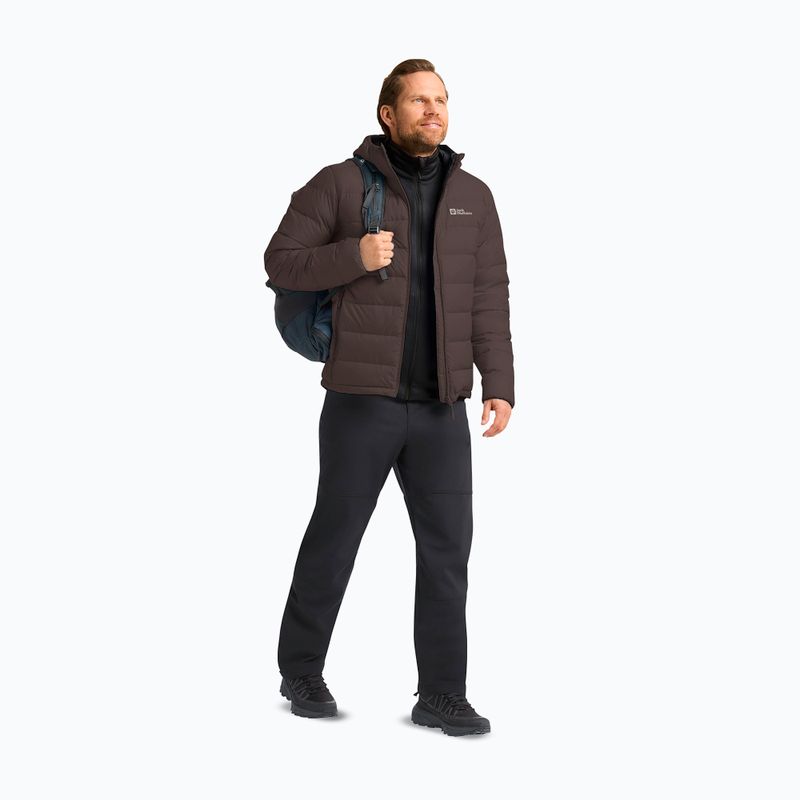 Men's down jacket Jack Wolfskin Ather Down Hoody peat 2