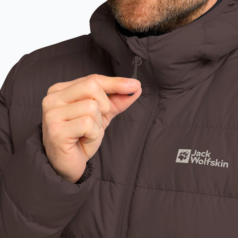 Men's down jacket Jack Wolfskin Ather Down Hoody peat 4