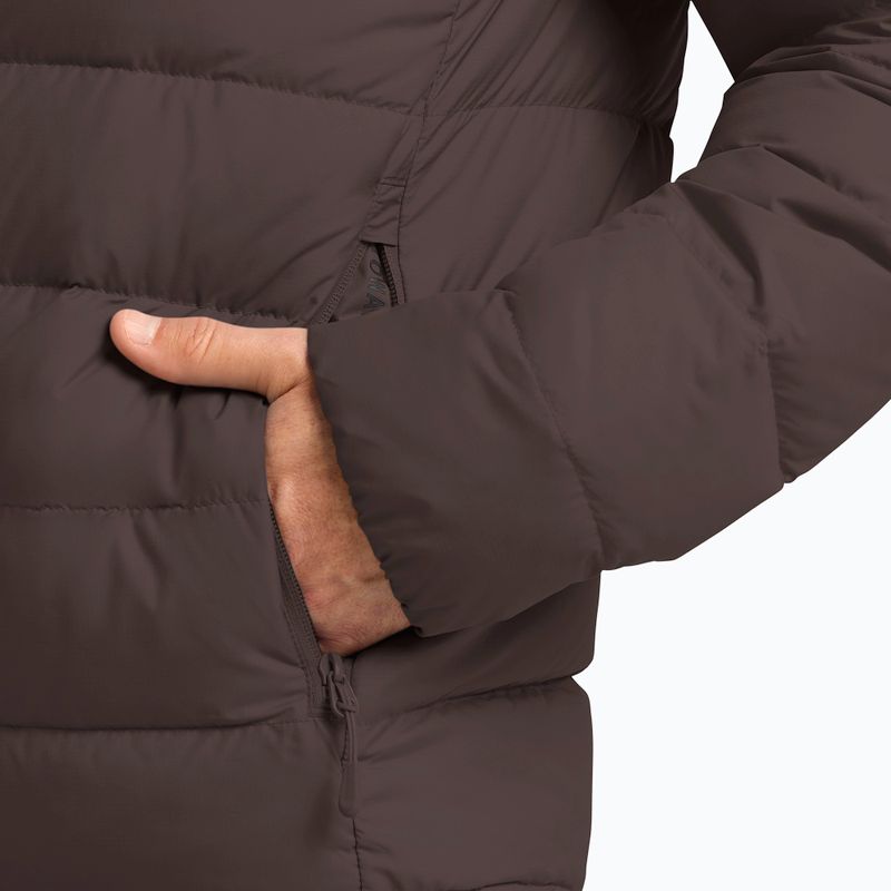 Men's down jacket Jack Wolfskin Ather Down Hoody peat 5