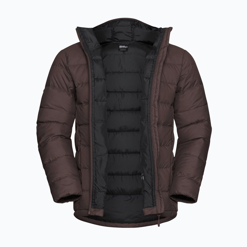 Men's down jacket Jack Wolfskin Ather Down Hoody peat 9