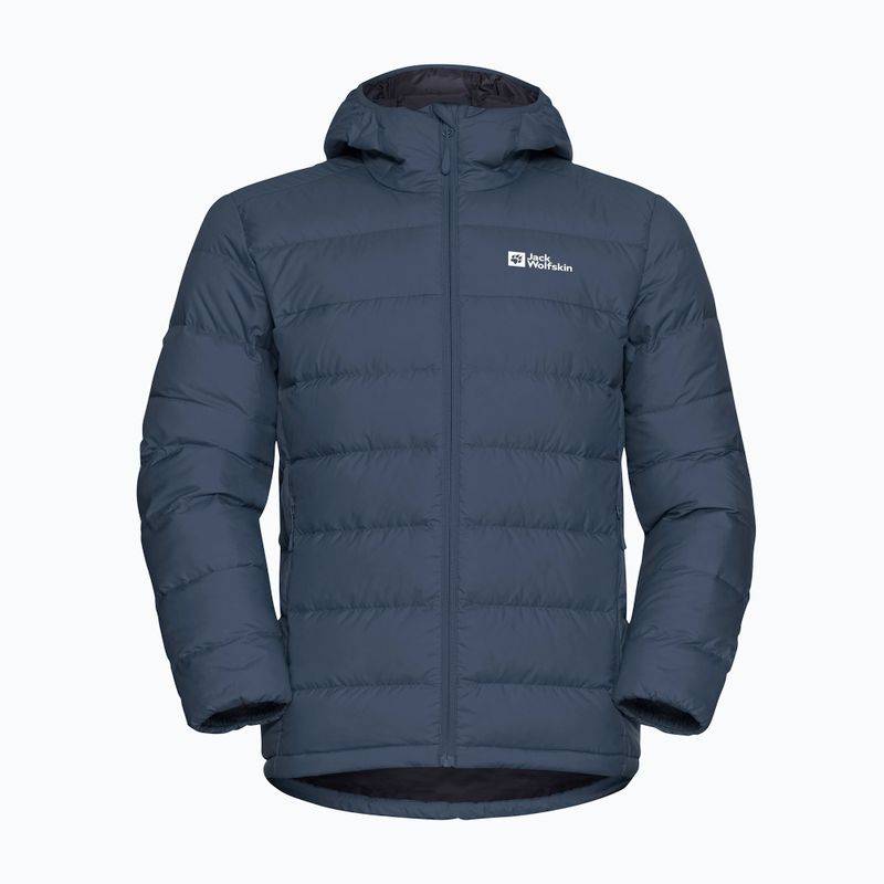 Men's down jacket Jack Wolfskin Ather Down Hoody midnight sky/dark navy 7