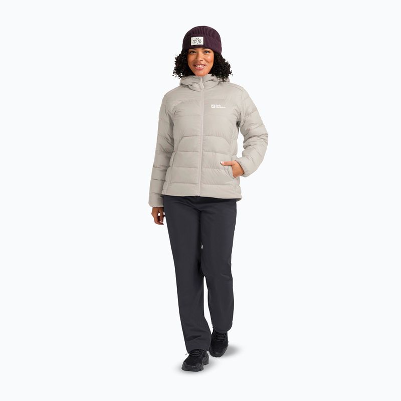 Women's down jacket Jack Wolfskin Ather Down Hoody pale sand 2