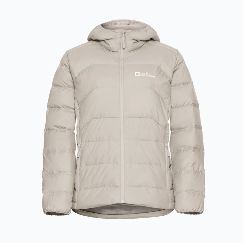 Women's down jacket Jack Wolfskin Ather Down Hoody pale sand 7