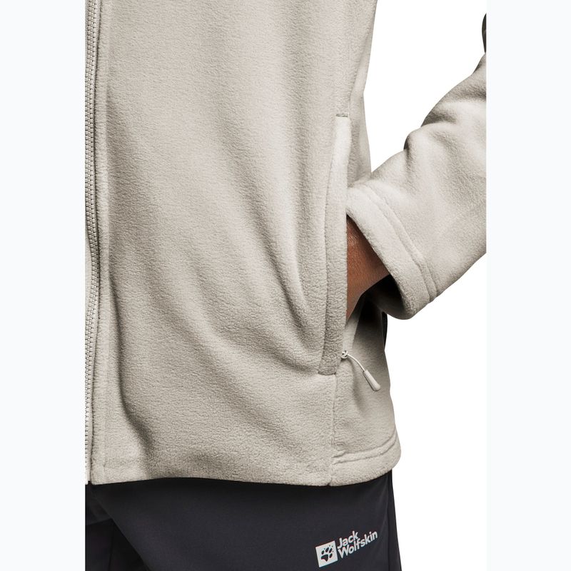 Men's fleece sweatshirt Jack Wolfskin Winterstein Fz pale sand 5