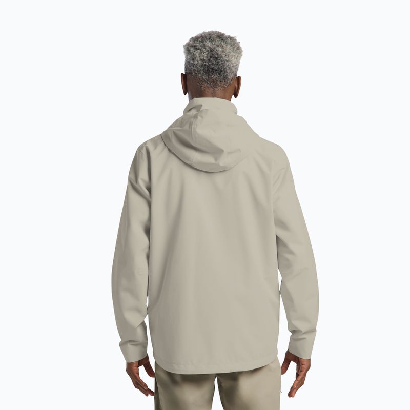 Men's rain jacket Jack Wolfskin Trailtime 2L linen 3
