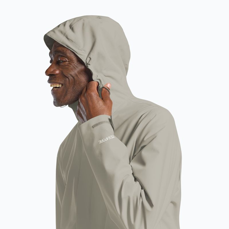 Men's rain jacket Jack Wolfskin Trailtime 2L linen 4