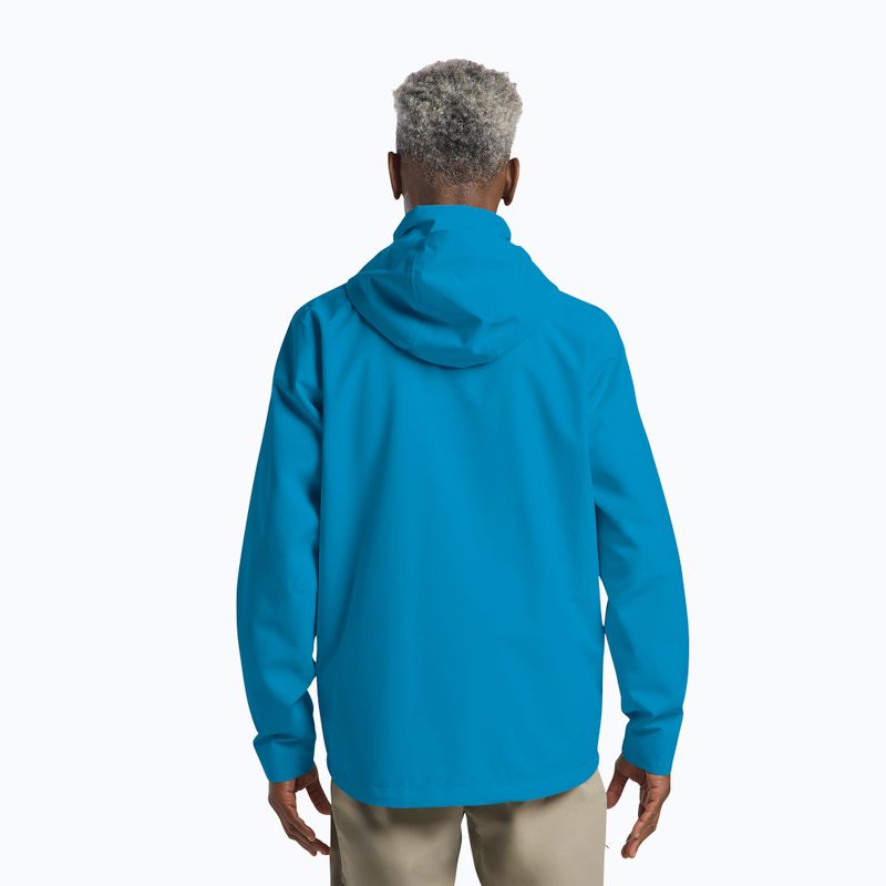 Men's rain jacket Jack Wolfskin Trailtime 2L aurora blue 3