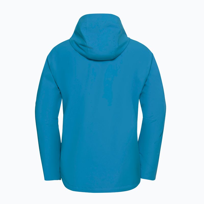 Men's rain jacket Jack Wolfskin Trailtime 2L aurora blue 8