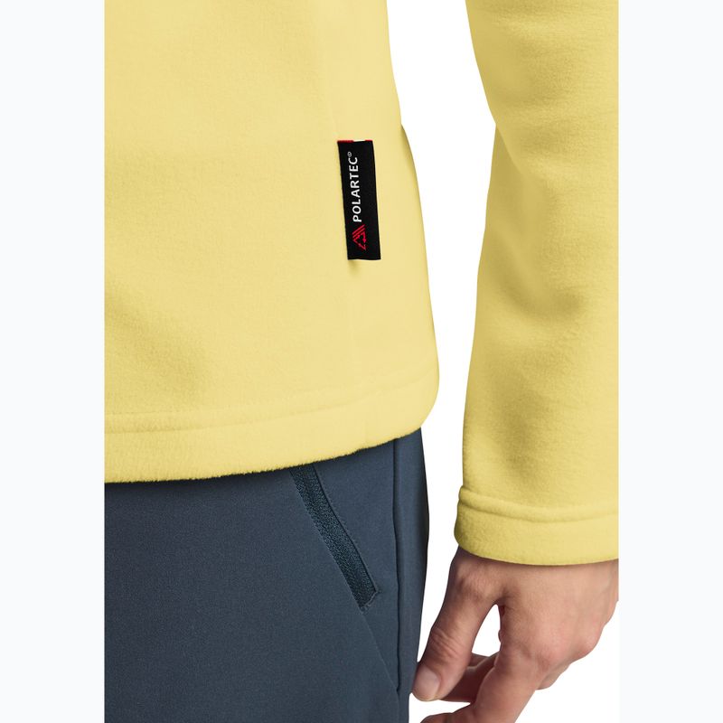 Women's trekking sweatshirt Jack Wolfskin Taunus Hz lemon ice 5