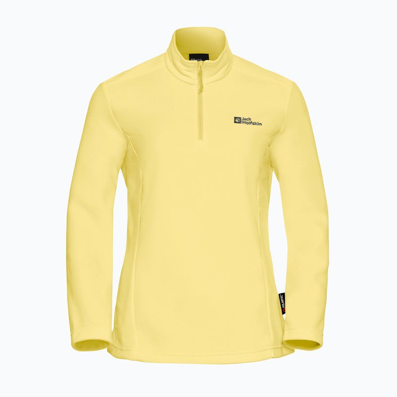 Women's trekking sweatshirt Jack Wolfskin Taunus Hz lemon ice 6