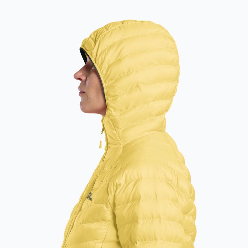 Women's insulated jacket Jack Wolfskin Routeburn Pro Ins lemon ice 4