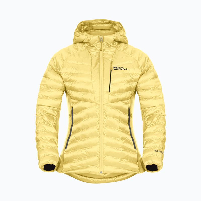 Women's insulated jacket Jack Wolfskin Routeburn Pro Ins lemon ice 8
