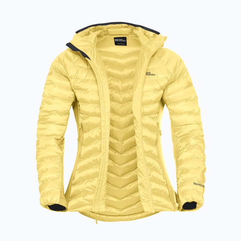 Women's insulated jacket Jack Wolfskin Routeburn Pro Ins lemon ice 10