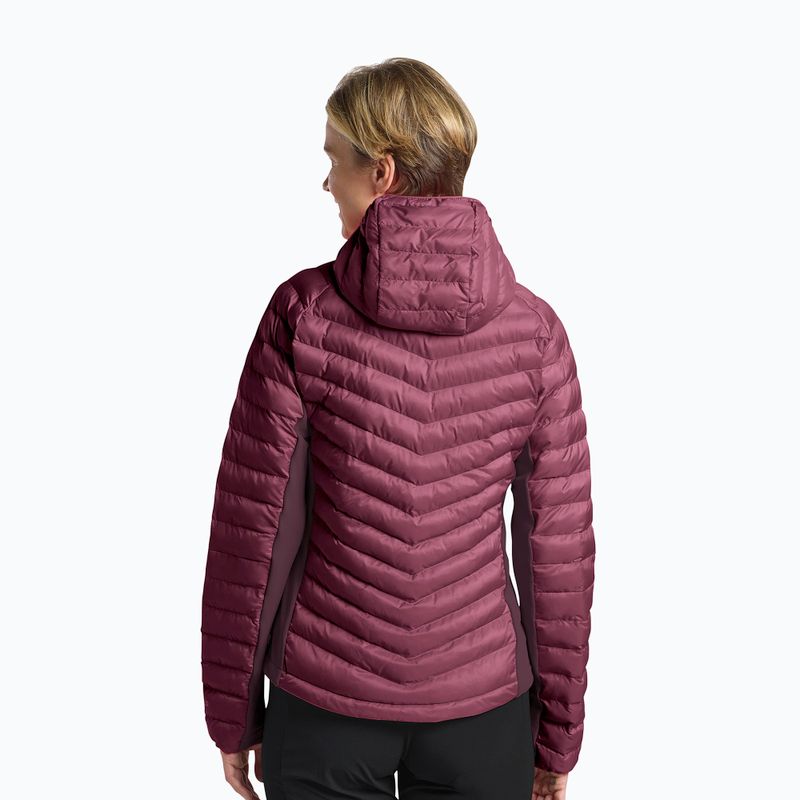 Women's insulated jacket Jack Wolfskin Routeburn Pro Ins raisin 3