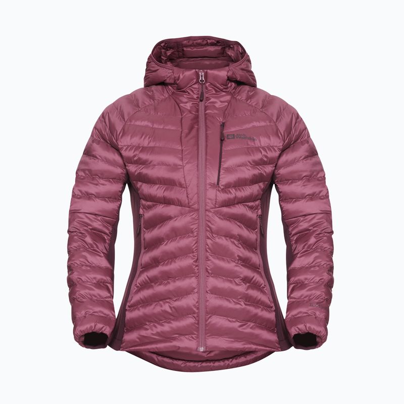 Women's insulated jacket Jack Wolfskin Routeburn Pro Ins raisin 8
