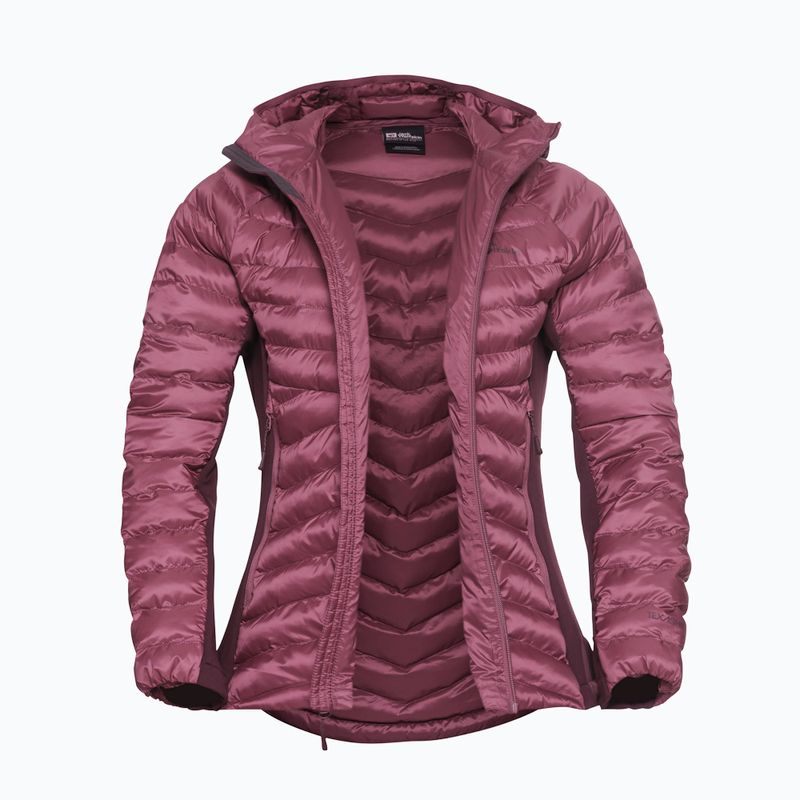 Women's insulated jacket Jack Wolfskin Routeburn Pro Ins raisin 10
