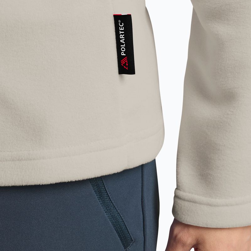 Women's trekking sweatshirt Jack Wolfskin Taunus Hz pale sand 5