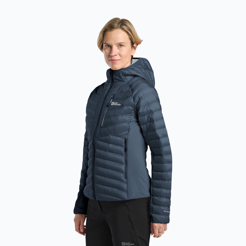 Women's hybrid jacket Jack Wolfskin Routeburn Pro Ins midnight sky