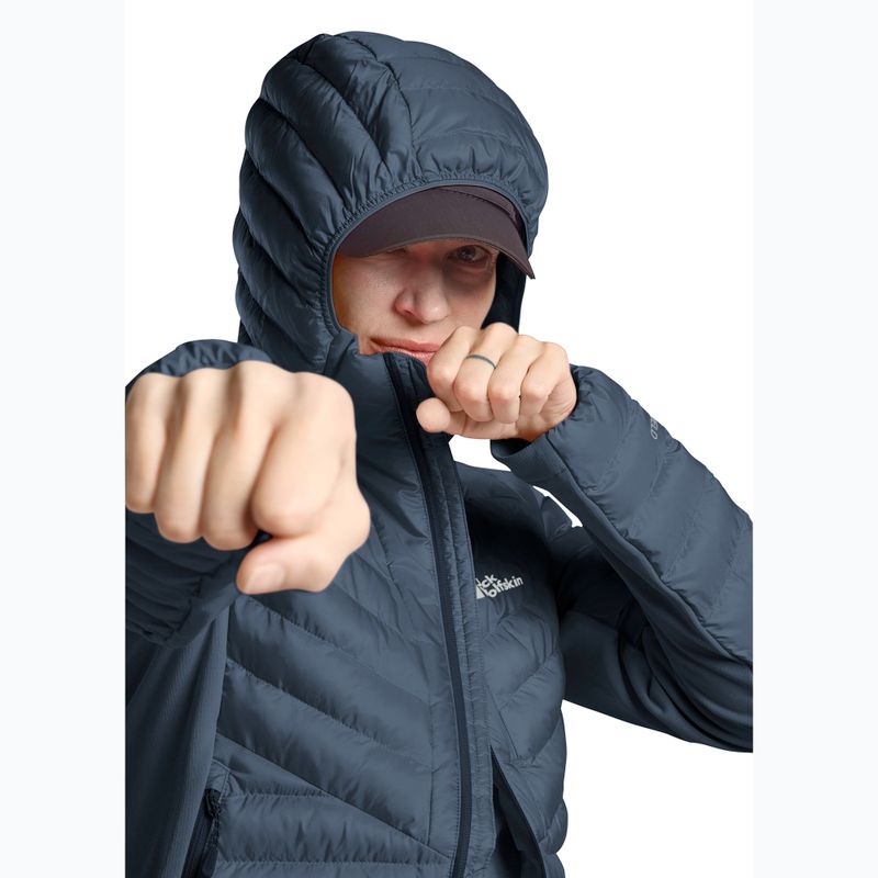 Women's hybrid jacket Jack Wolfskin Routeburn Pro Ins midnight sky 5