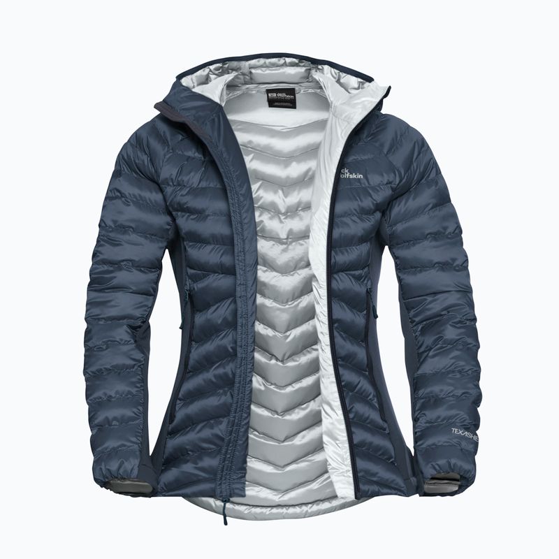 Women's hybrid jacket Jack Wolfskin Routeburn Pro Ins midnight sky 10