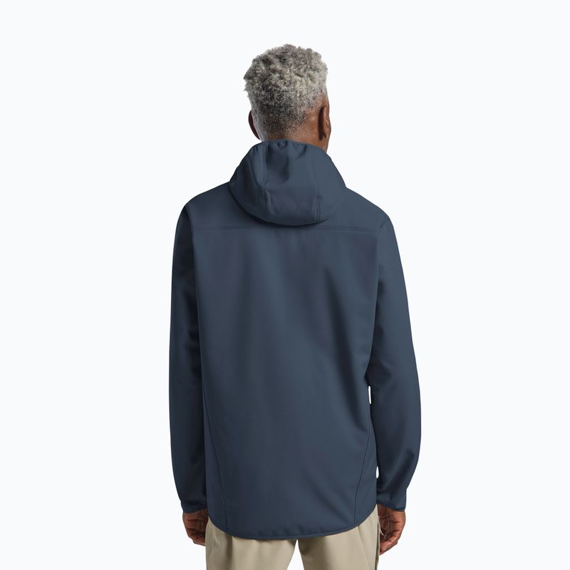 Men's softshell jacket Jack Wolfskin Bornberg Hoody midnight sky 3