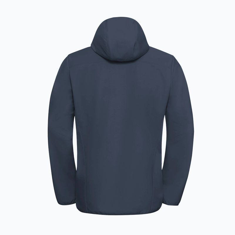 Men's softshell jacket Jack Wolfskin Bornberg Hoody midnight sky 7