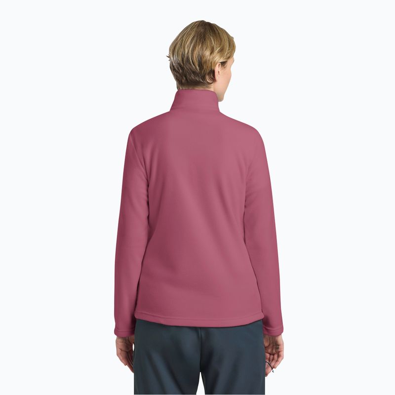 Women's trekking sweatshirt Jack Wolfskin Taunus Hz raisin 3