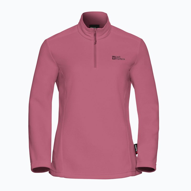Women's trekking sweatshirt Jack Wolfskin Taunus Hz raisin 6
