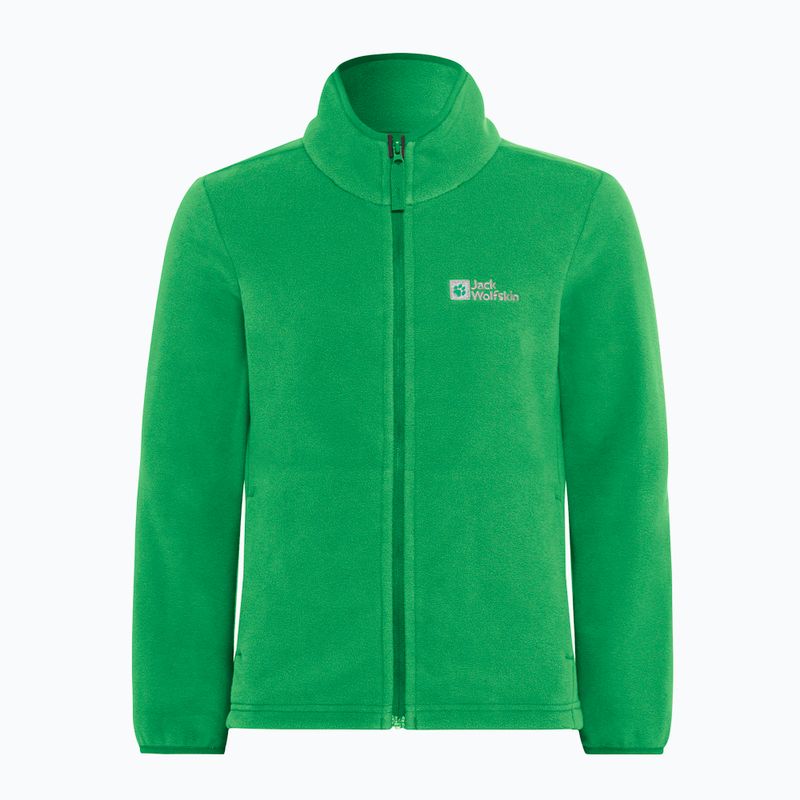 Jack Wolfskin Taunus children's fleece sweatshirt mystic green