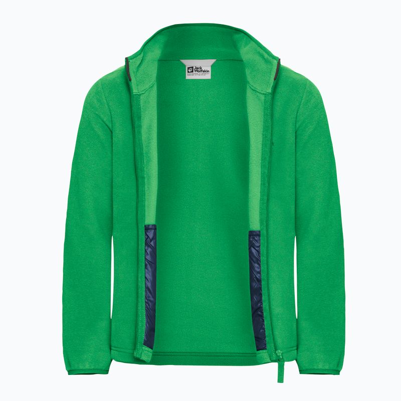 Jack Wolfskin Taunus children's fleece sweatshirt mystic green 3