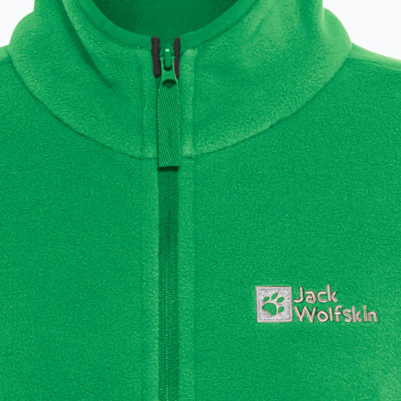 Jack Wolfskin Taunus children's fleece sweatshirt mystic green 4
