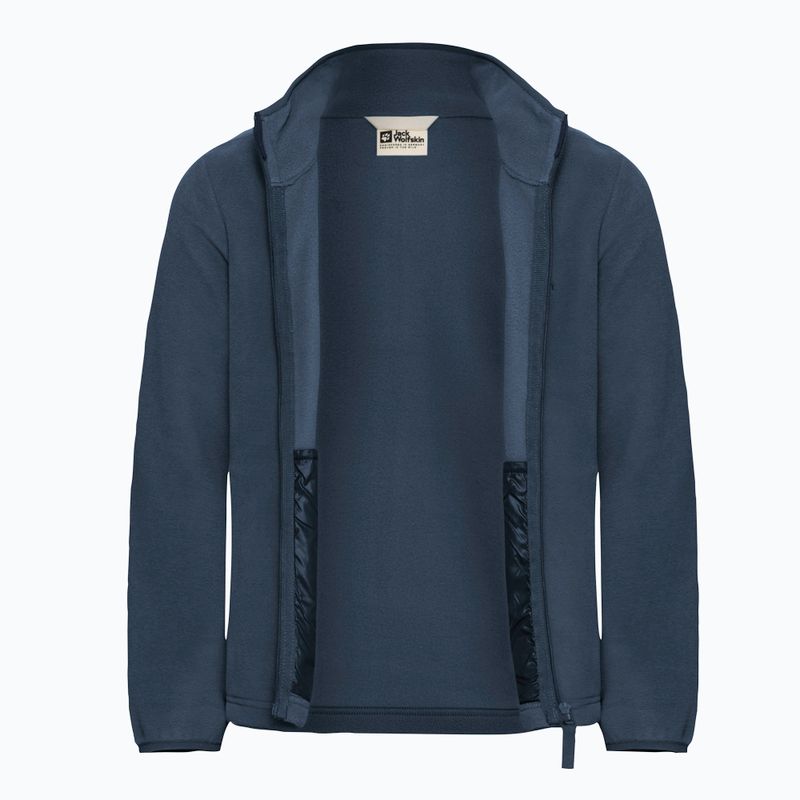Children's fleece sweatshirt Jack Wolfskin Taunus midnight sky 3