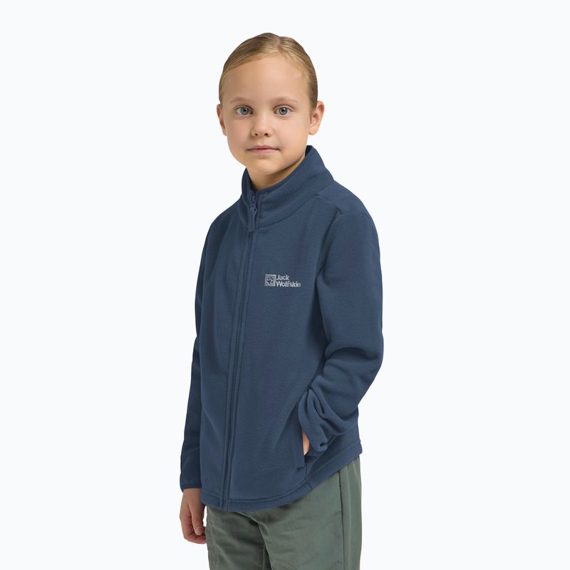 Jack Wolfskin Taunus midnight sky children's fleece sweatshirt 9