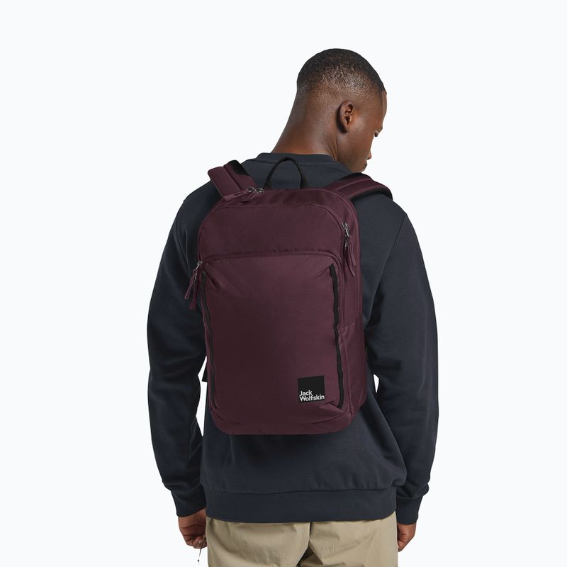 Urban backpack Jack Wolfskin Terracade 24 l amaranth 9