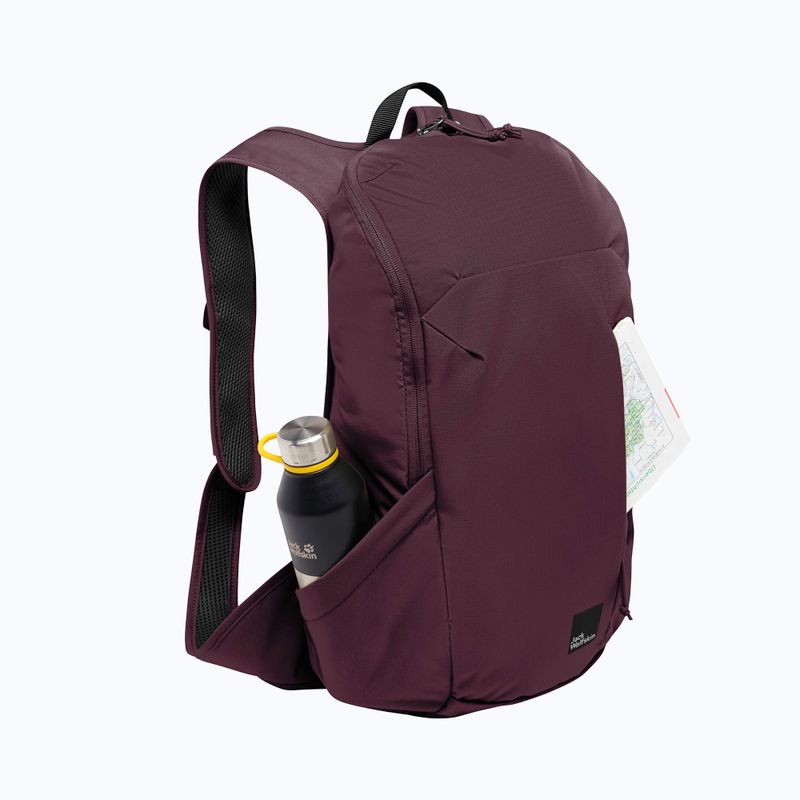 Women's urban backpack Jack Wolfskin Waimea 15 l amaranth 2