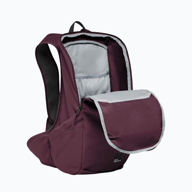 Women's urban backpack Jack Wolfskin Waimea 15 l amaranth 6