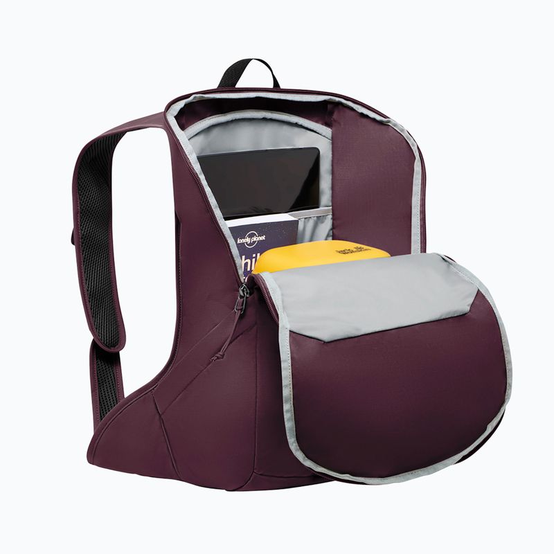 Women's urban backpack Jack Wolfskin Waimea 15 l amaranth 7