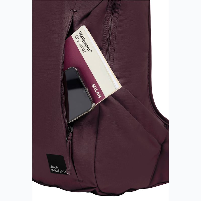 Women's urban backpack Jack Wolfskin Waimea 15 l amaranth 9