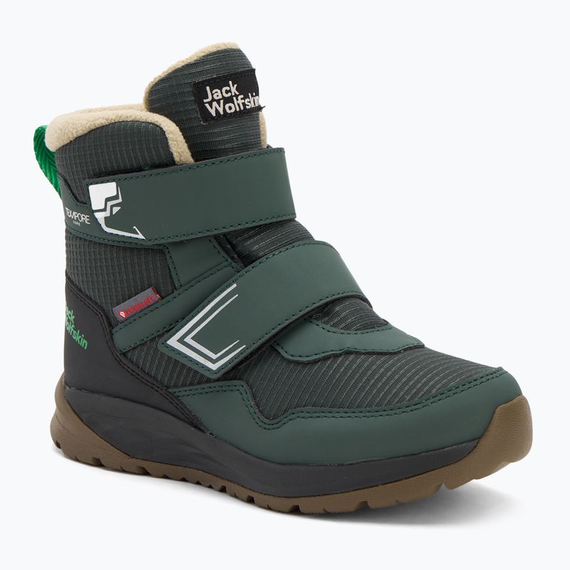 Children's shoes Jack Wolfskin Polar Bear-B Texapore Mid Vc mystic green