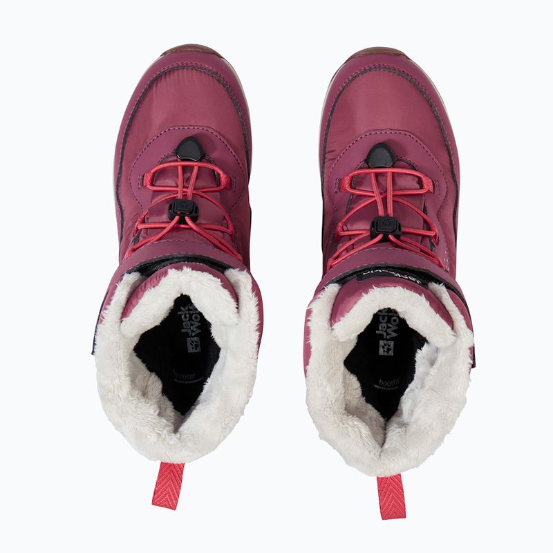 Children's shoes Jack Wolfskin Polar Bear-G Texapore High Vc raisin 5