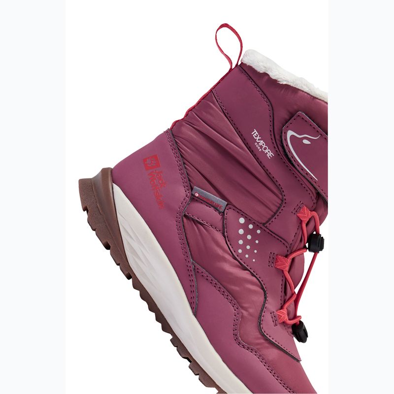 Children's shoes Jack Wolfskin Polar Bear-G Texapore High Vc raisin 8