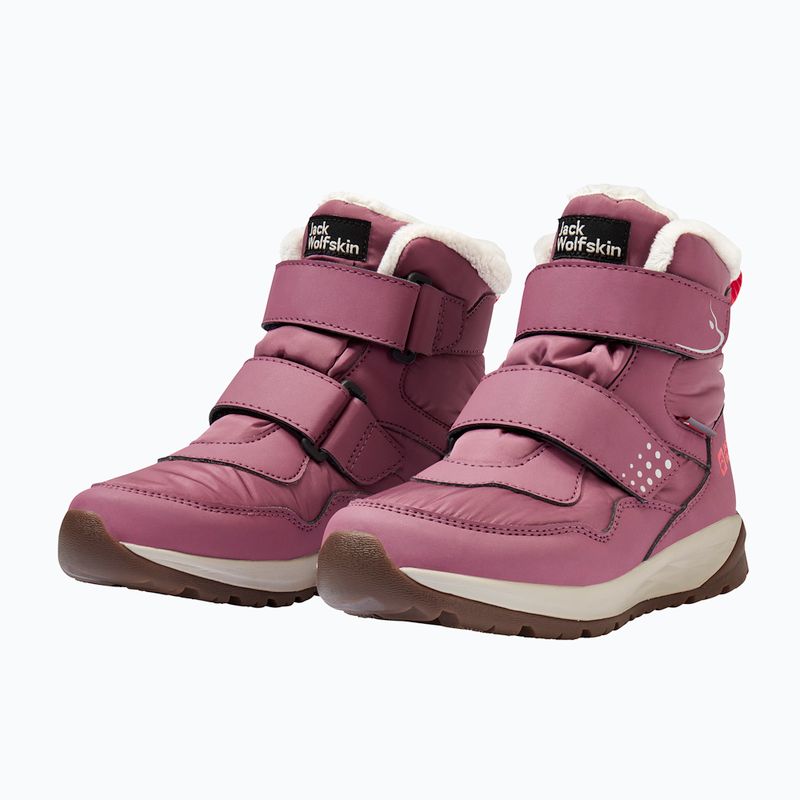 Children's shoes Jack Wolfskin Polar Bear-B Texapore Mid Vc raisin 3