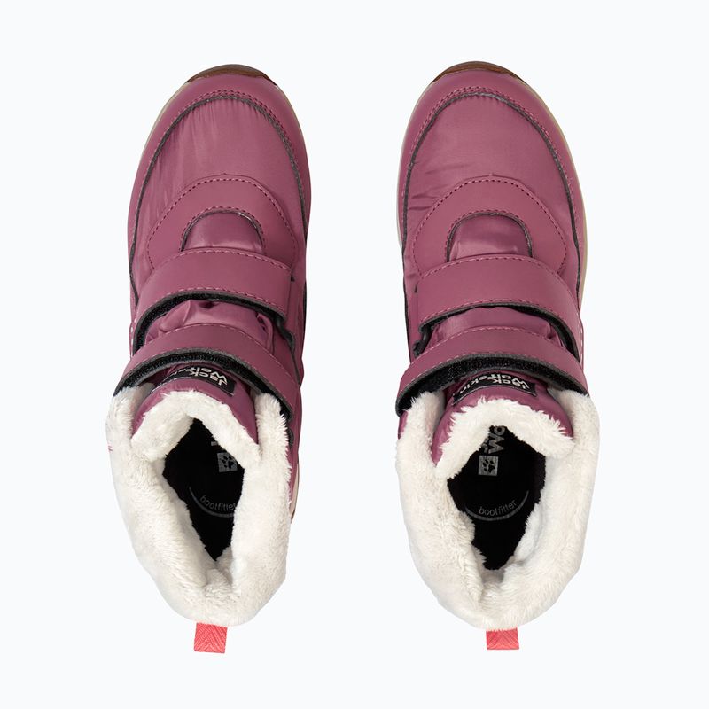 Children's shoes Jack Wolfskin Polar Bear-B Texapore Mid Vc raisin 5