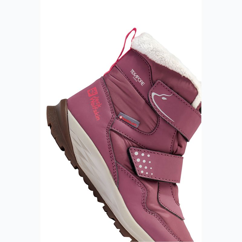 Children's shoes Jack Wolfskin Polar Bear-B Texapore Mid Vc raisin 8