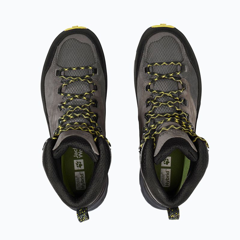 Men's trekking boots Jack Wolfskin Cyrox Texapore Mid slate 12