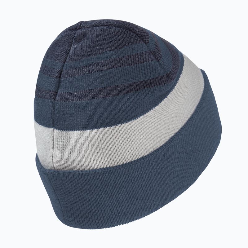 Children's winter hat Jack Wolfskin Stripy Knit midnight sky 2