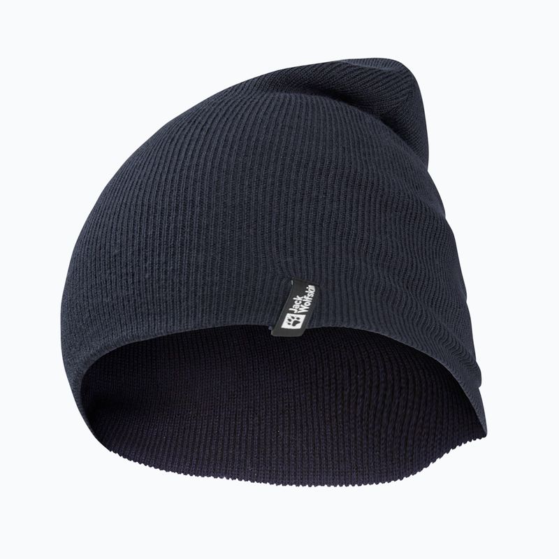 Jack Wolfskin Rib winter hat dark navy