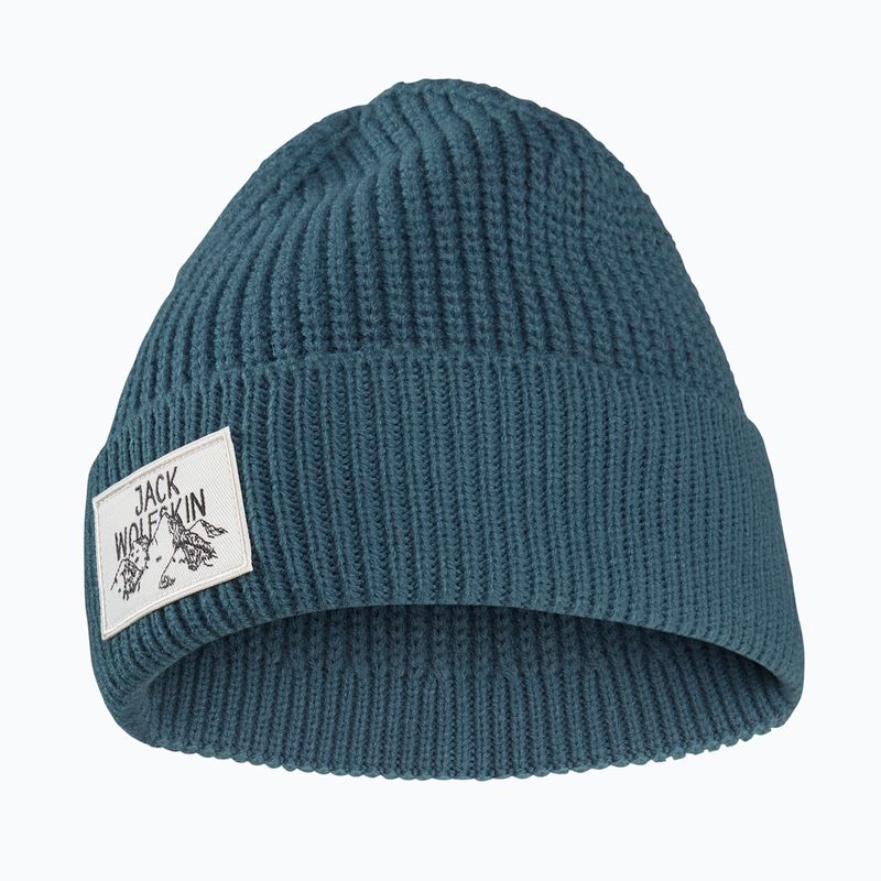 Jack Wolfskin Winter Hat Badge aluminium blue